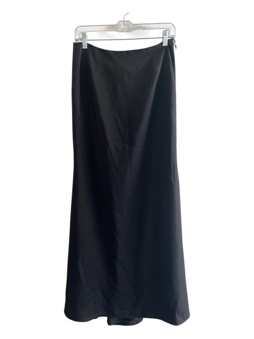 Doncaster Collection Size 6 Black Polyester Blend Maxi Back Zip Evening Skirt Black / 6