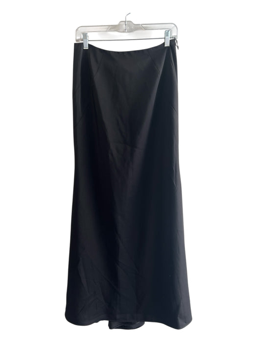 Doncaster Collection Size 6 Black Polyester Blend Maxi Back Zip Evening Skirt Black / 6