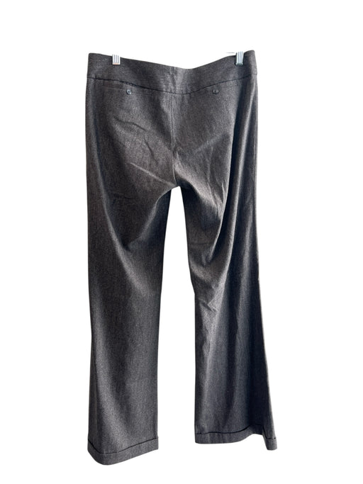 Alice & Olivia Size 6 Gray No Fabric Tag Zip Fly 4 Pocket Cuffed Flannel Pants Gray / 6