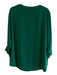 Hilary Radley Size Est M Green No Fabric Tag V Neck Wide 1/2 Sleeve Top Green / Est M