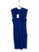 Bardot Size M Ultramarine Blue Polyamide Blend Round Neck Short Sleeve Dress Ultramarine Blue / M