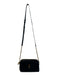 Saint Laurent Black Leather Gold Tone Hardware Diamond Quilt Dome Crossbody Bag Black / Mini