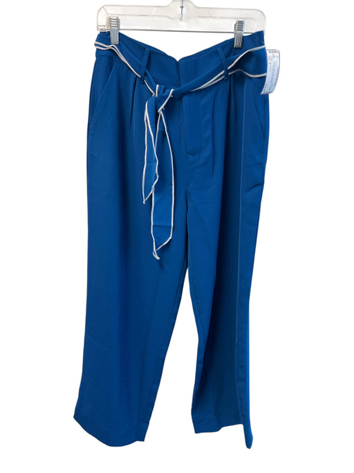 Summersalt Size S Blue Polyester High Rise Zip Fly Waist tie Wide Leg Pants Blue / S