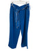 Summersalt Size S Blue Polyester High Rise Zip Fly Waist tie Wide Leg Pants Blue / S