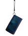Henri Bendel Purple & Blue Leather Reptile Embossed Iridescent Wristlet Purple & Blue / S