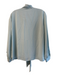Diane Von Furstenberg Size Small Light Blue Polyester Long Sleeve lined Top Light Blue / Small