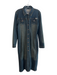 Max Studio Jeans Size Small Dark denim Cotton Seam Detail Long Sleeve Dress Dark denim / Small