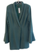 NBD Size Medium Forest Green Polyester Blend Shoulder Pad One Button Dress Forest Green / Medium
