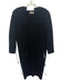 Geoffrey Beene Size Est M Black Missing Fabric Tag Wool Feel Long Sleeve Dress Black / Est M