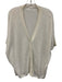 Minnie Rose Size XS/S Cream White Cotton Sequined Knit Button Front Sweater Cream White / XS/S