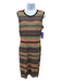 Missoni Size 46 Orange, Yellow, Multi Cotton Blend Abstract Print Knit Dress Set Orange, Yellow, Multi / 46