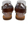 Ann Mashburn Shoe Size 37 Tan Leather Caged fisherman Gold Tone Buckle Sandals Tan / 37