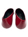 Marc Jacobs Shoe Size 37 Red Patent Leather Pointed Toe Cutout vamp Flats Red / 37