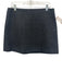 Theory Size 10 Dark Gray Wool Blend Woven Side Zip A Line Mini Skirt Dark Gray / 10