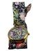 Liberty Gold & Multi Cotton Blend Tie Floral Watches Gold & Multi