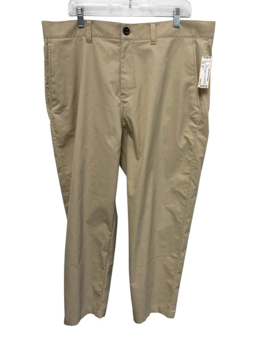 Lululemon Size 38 Tan Synthetic Solid Athletic Khakis Men's Pants Tan / 38