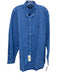 Ralph Lauren NWT Size L Blue & White Cotton Grid Button Up Long Sleeve Shirt Blue & White / L