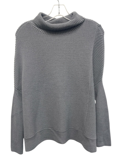 NFP Size XS/S Slate Blue Merino Wool Knit Turtle Neck Oversized Sweater Slate Blue / XS/S