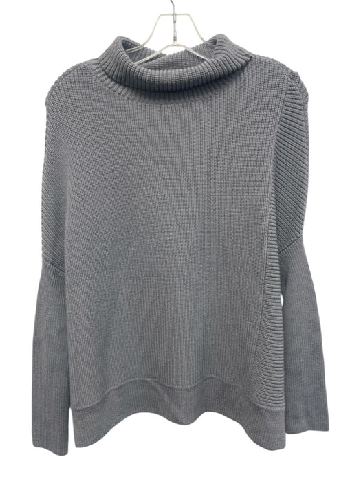 NFP Size XS/S Slate Blue Merino Wool Knit Turtle Neck Oversized Sweater Slate Blue / XS/S