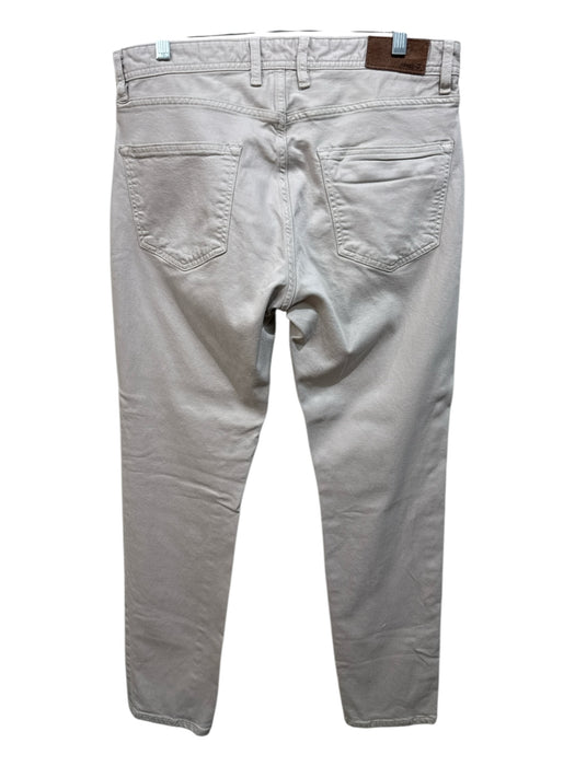 Johnnie O Size 33 Beige Cotton Blend Solid Khakis Men's Pants Beige / 33