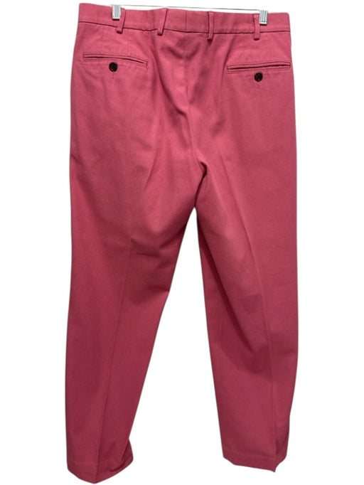 Sid Mashburn Size 34 Red Cotton Solid Khakis Men's Pants Red / 34