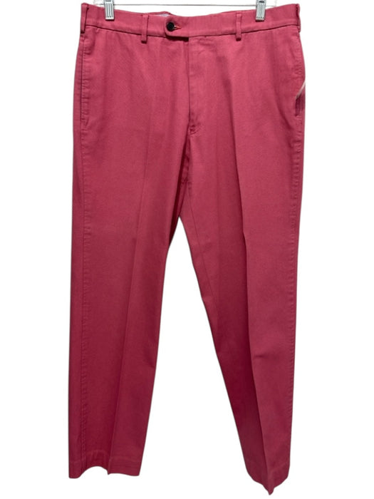 Sid Mashburn Size 34 Red Cotton Solid Khakis Men's Pants Red / 34