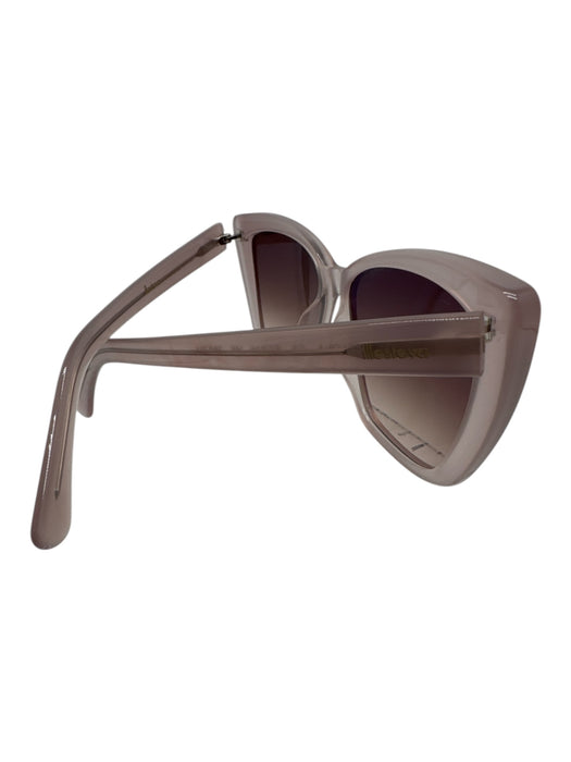 illesteva Mauve Purple Acetate Oversize Sunglasses Mauve Purple