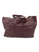 Goyard Burgundy Leather Tote Bag Burgundy / M