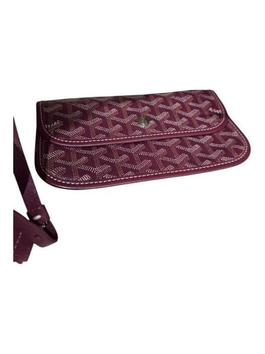 Goyard Burgundy Leather Tote Bag Burgundy / M