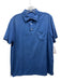 Clubhouse Collection Size S Blue Cotton Solid Polo Men's Short Sleeve Blue / S