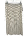 Jenni Kayne Size M/S White & Black Viscose Elastic Waistband Polka Dot Skirt Set White & Black / M/S