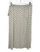 Jenni Kayne Size M/S White & Black Viscose Elastic Waistband Polka Dot Skirt Set White & Black / M/S