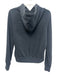 Aviator Nation Size S Dark Gray & Multi Cotton Blend Logo Graphic Hoodie Sweater Dark Gray & Multi / S