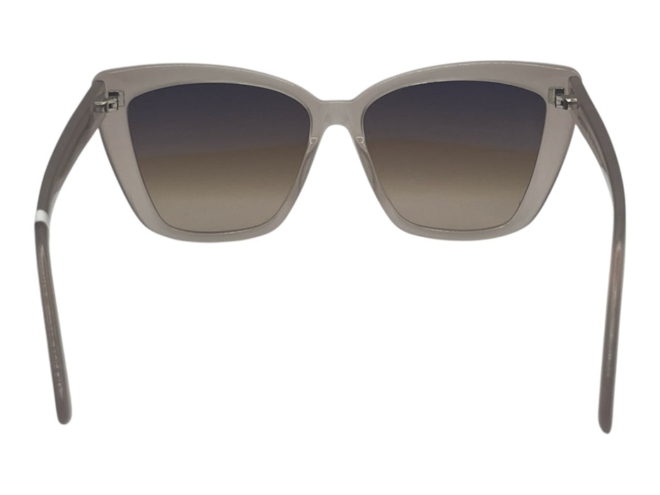 illesteva Dusty Pink Acetate Gradient Lens Cat Eye Oversized Sunglasses Dusty Pink