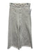 Madewell Size 27 White Cotton Blend Raw Edge slit pockets Crop Flare Jeans White / 27