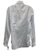 Armani Size 16.5 Light blue Cotton Micro Button Up Men's Long Sleeve Shirt Light blue / 16.5