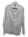 Armani Size 16.5 Light blue Cotton Micro Button Up Men's Long Sleeve Shirt Light blue / 16.5