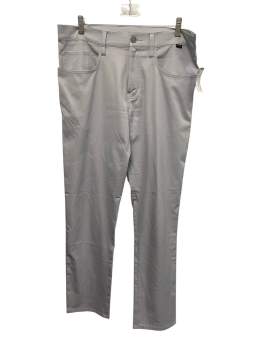 Travis Mathew Size Est 34 Light Gray Synthetic Solid Golf Athleisure Men's Pants Light Gray / Est 34