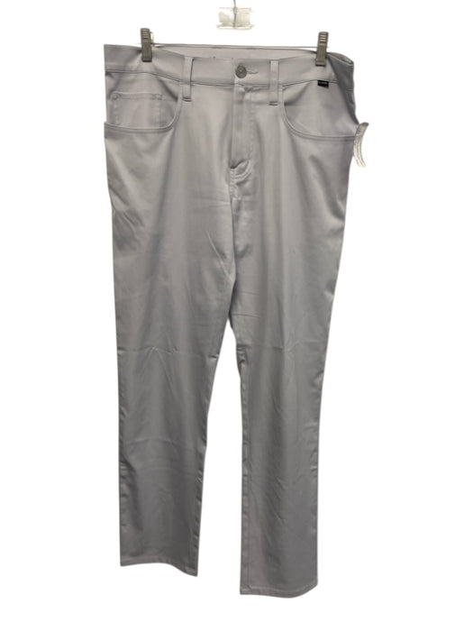 Travis Mathew Size Est 34 Light Gray Synthetic Solid Golf Athleisure Men's Pants Light Gray / Est 34