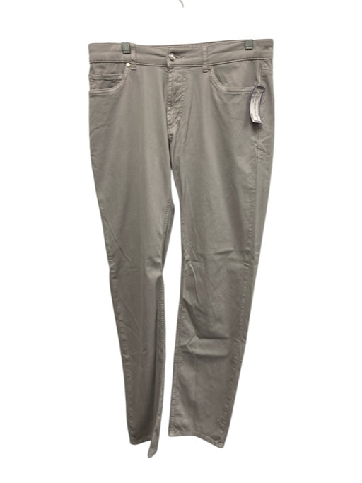 Peter Millar Size 32 Beige Cotton Blend Solid Khaki Slim Men's Pants Beige / 32