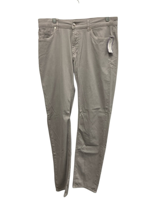 Peter Millar Size 32 Beige Cotton Blend Solid Khaki Slim Men's Pants Beige / 32