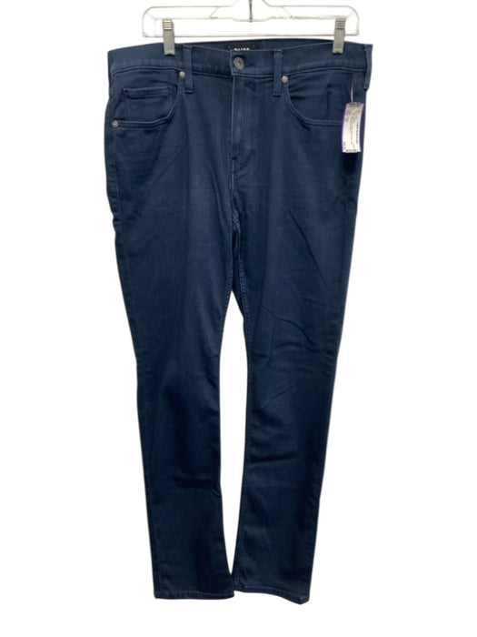 Paige Size 32 Blue Cotton Blend Solid Jean Men's Pants Blue / 32