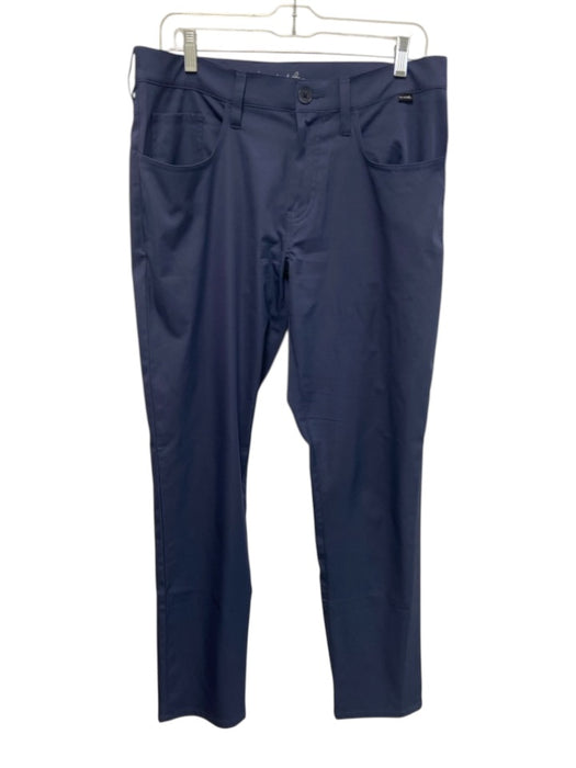 Travis Mathew Size 32 Blue Synthetic Solid Golf Khakis Men's Pants Blue / 32