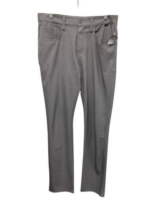 Travis Mathew Size 32 Light Gray Synthetic Solid Golf Khakis Men's Pants Light Gray / 32