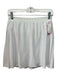Spanx Size M White Nylon Blend Pleated Tennis Skort Skirt White / M