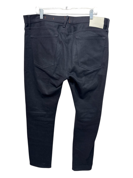 Hiroshi Kato Size 38 Black Cotton Denim Straight Leg Jeans Black / 38