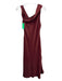 ASTR The Label Size XS Maroon Red Polyester Off Shoulder Fold Over Bias Cut Gown Maroon Red / XS