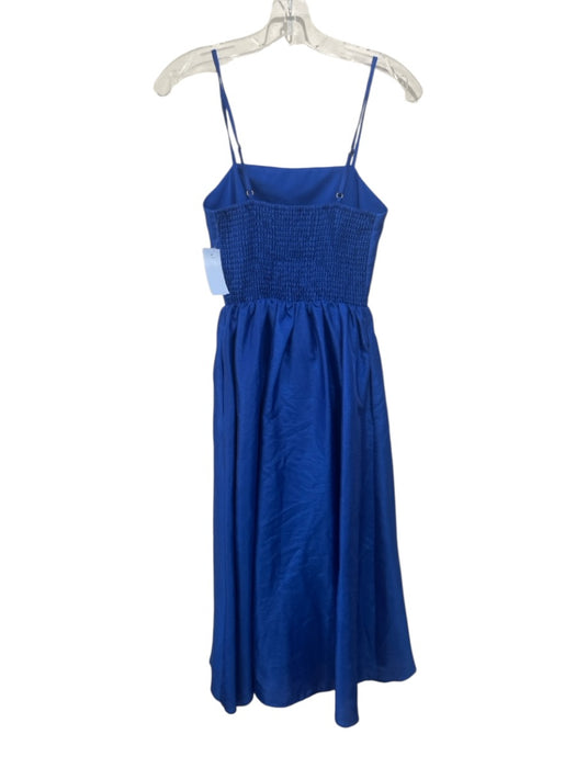 Hutch Size XS Royal Blue Polyester Smocked Back Drop Waist Spaghetti Strap Dress Royal Blue / XS