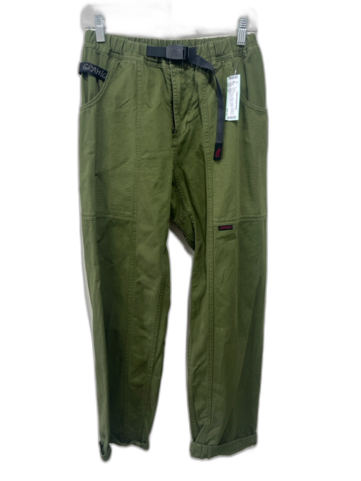 Gramicci Size XS Army Green Cotton Paneled Carpenter Pocket Belted Waist Jacket Army Green / XS