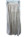 Staud Size 4 Light Beige Cotton Side Zip Tiered Maxi Skirt Light Beige / 4